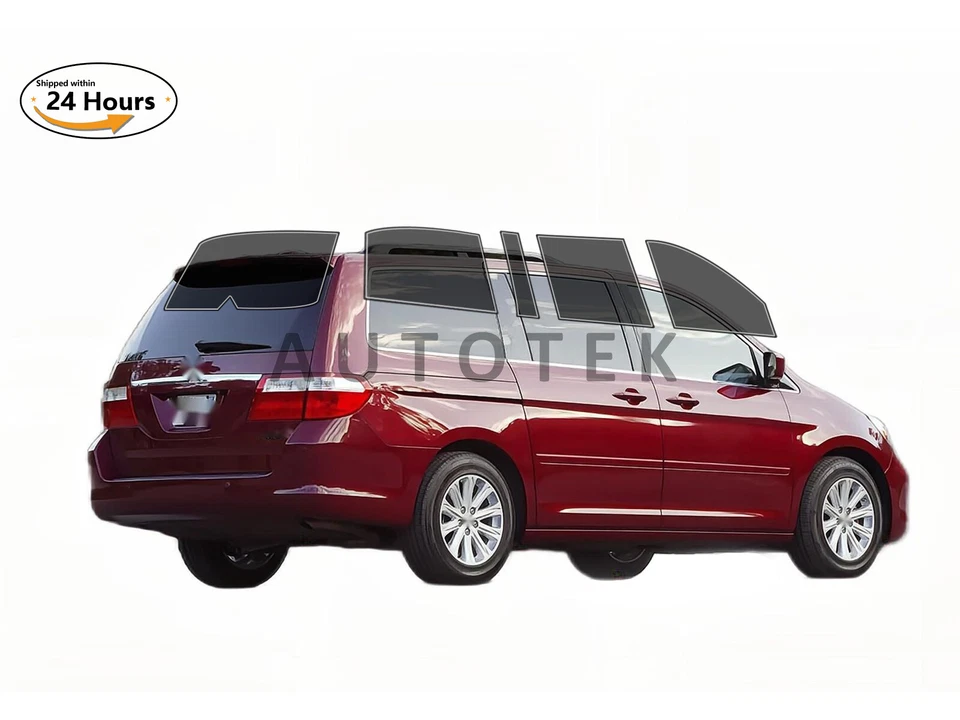 Kit de película de tinte de ventana de 2 capas precortada personalizada computarizada para Honda Odyssey 2005-2010 Foto 2 de 4