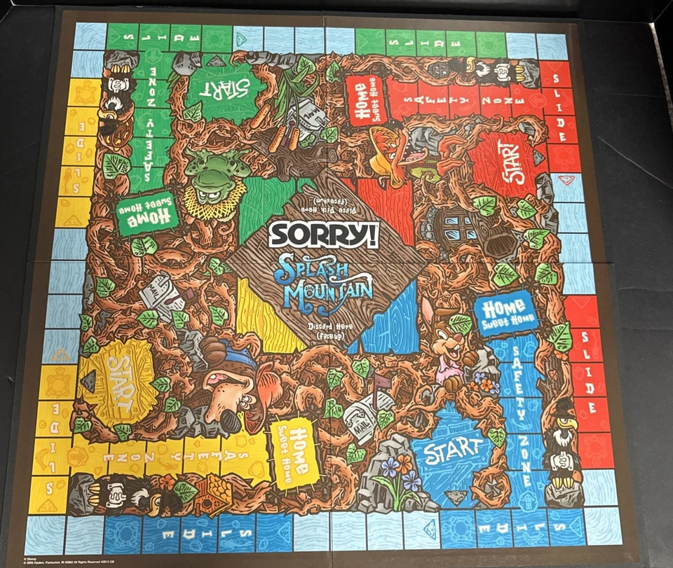 Juego de Mesa Disney Splash Mountain Completo en Lata de Metal 99% Completo Parker Bros Foto 3 de 4