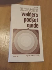 Hobart Pocket Welder Pocket Guide 1971 Book Hobart Brothers Company Welding K20