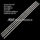 KIT 4 LED TV STRIPS SMART-TECH MS-L1255V7 CX500DLEDM STM50P28USA22