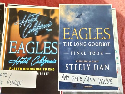 The Eagles 11x17 Hotel California Long Goodbye Concert Tour Poster