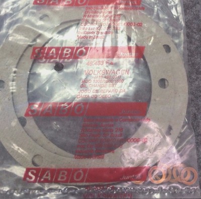New Sabo 46.433-F Engine Oil Strainer Gasket Set For Vw Volkswagen 113.198.031