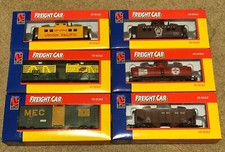 Life-Like H.O. model freight cars Lot of 6 New