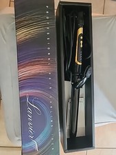 Lanvier 1.25 Inch Clipped Curling Iron with Extra Long Tourmaline Ceramic Bar