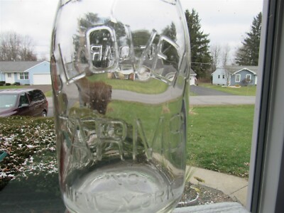 TREQ Milk Bottle Clover Farms Inc Dairy New York City NY 3 leaf clover VERY OLD