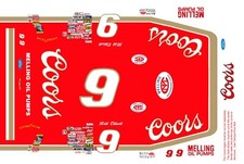  9 Bill Elliott Coors Thunderbird 1/64th Waterslide Decals