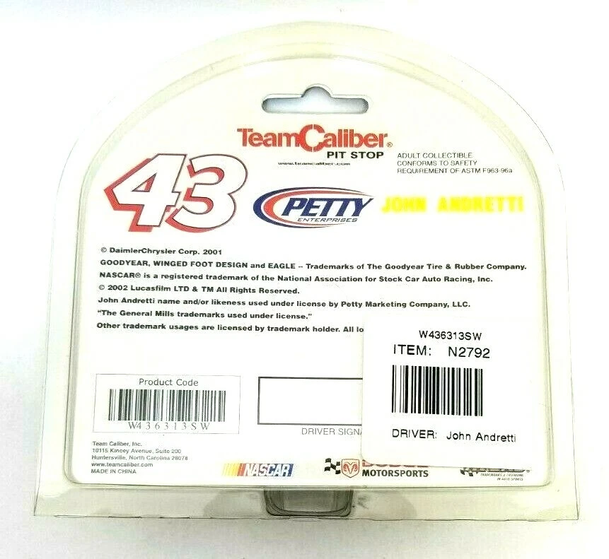 Team Caliber Pit Shop 2002 Edition Issue #20 Star Wars Episode II Cheerios (G24) - Image 2 of 2