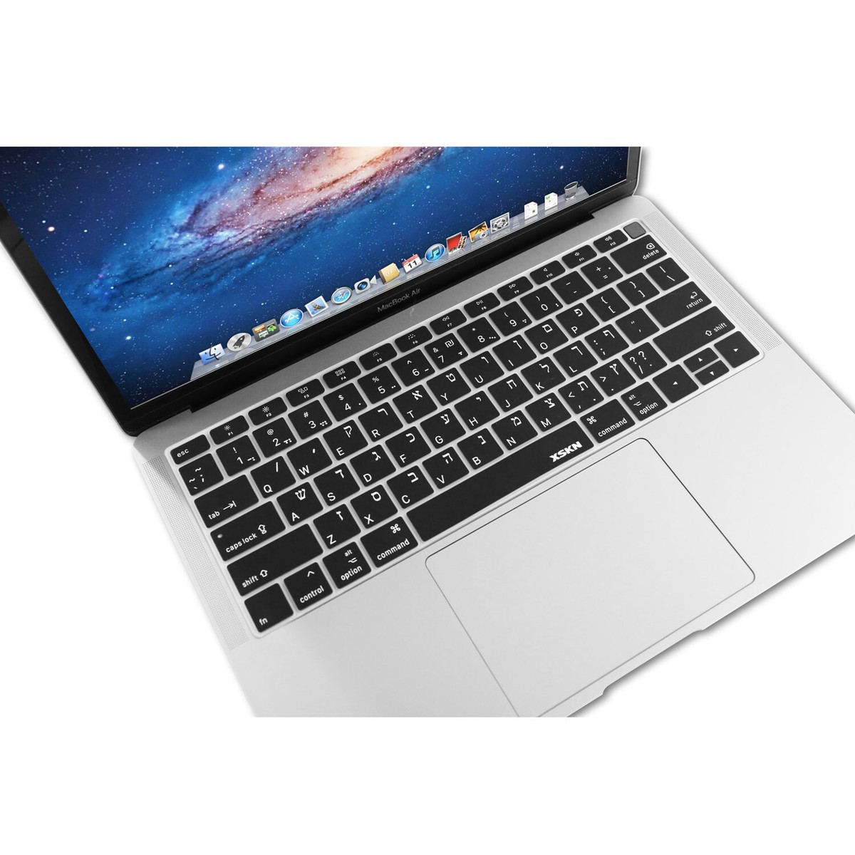 XSKN Hebrew Keyboard Cover Skin for 2018 Macbook Air 13.3 with