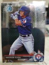 2017 BOWMAN CHROME ANDERSON TEJEDA 1ST BOWMAN RANGERS e239