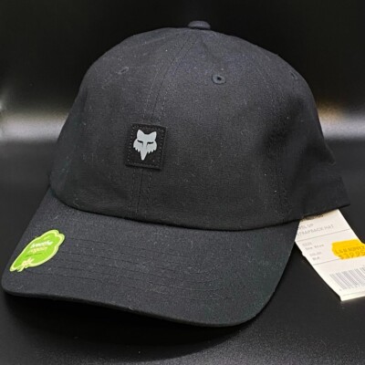 Fox Racing Level Up Hat Adjustable Baseball Cap Black 31826-001-OS New with Tags