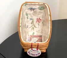 LONGABERGER BASKET 2000 BOUQUET TIE-ON-NO BOX-FREE SHIP