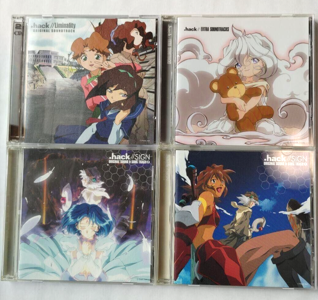 4 CD .hack OST SIGN/ Liminality/ Extra OST SET 1 2 Original Soundtrack ...