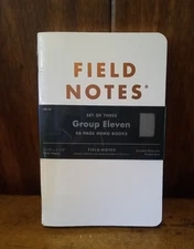 Field Notes Group Eleven Winter 2019 Edition Set ~3 Notebooks 48 Page Memo Books