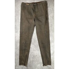 POLO Ralph Lauren Pants Womens 32 Sueded Pants Brown EUC
