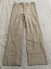 Charter Club Women Katherine Fit Straight Lined Pants Beige Size 12