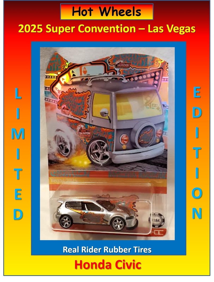 Hot Wheels 2025 Las Vegas Super Convention Honda Civic