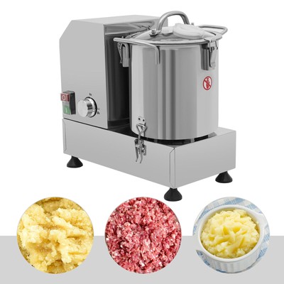 6L Commercial Food Processor Electric Vegetable Fruit Meat Cutter Food Chopper