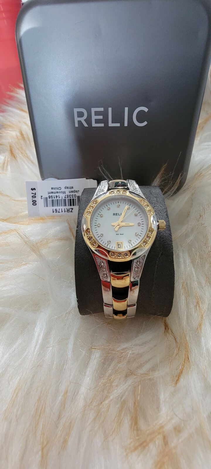 Relic Ladies Stainless Steel Two Tone 