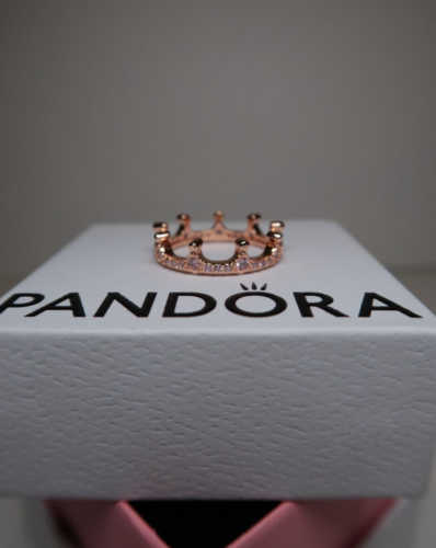 PANDORA 925 ALE Rose Enchanted Crown Ring Size 7 / 54 With Box