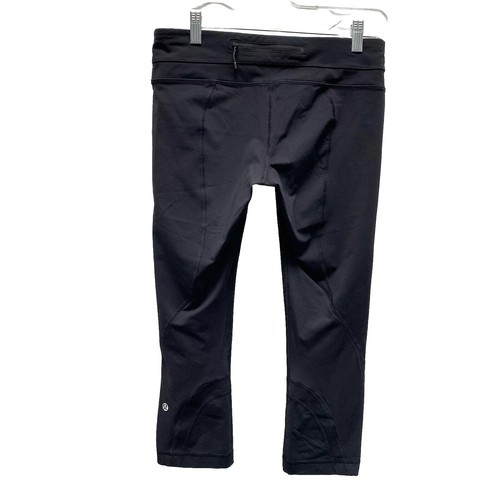 Lululemon Damen schwarze kurze Leggings Größe 6.M Top Zustand. - Bild 2 von 8