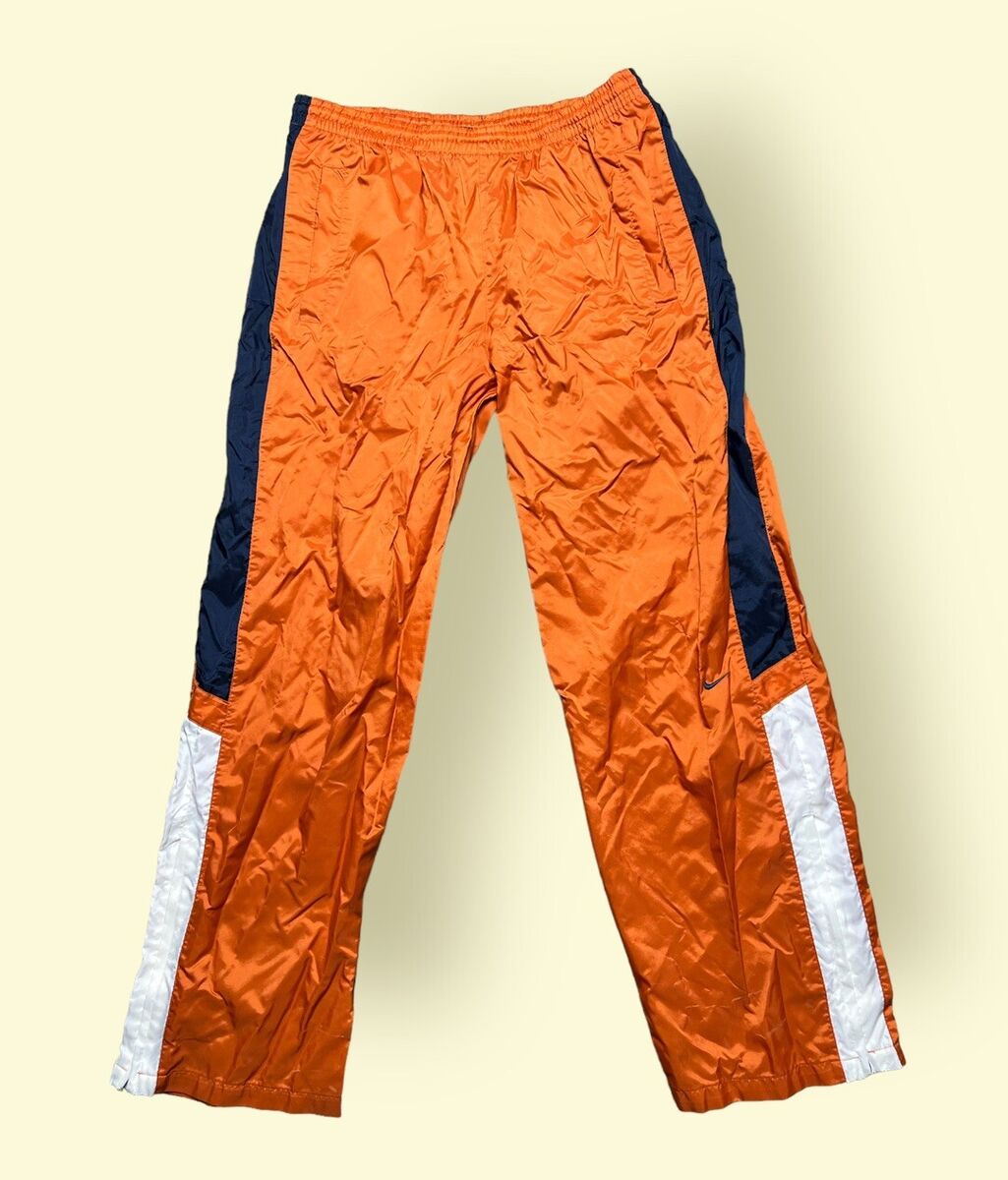 Vintage Nike Y2K Windbreaker Pants Orange Men's Medium Rare Vintage Nike Y2K Windbreaker Pants Orange Men's Medium Rare