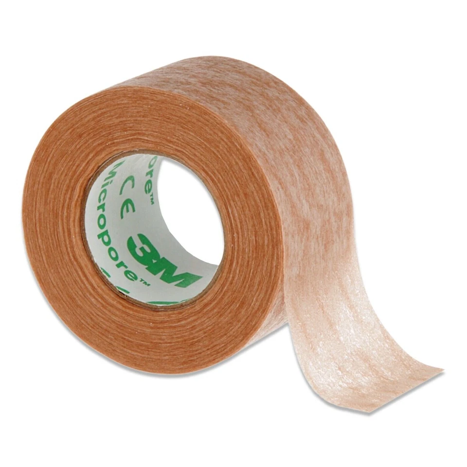 Micropore 3M Tape Eyelash Extension Fleece Patch Tan Hypoallergenic Skin - Image 2 of 4