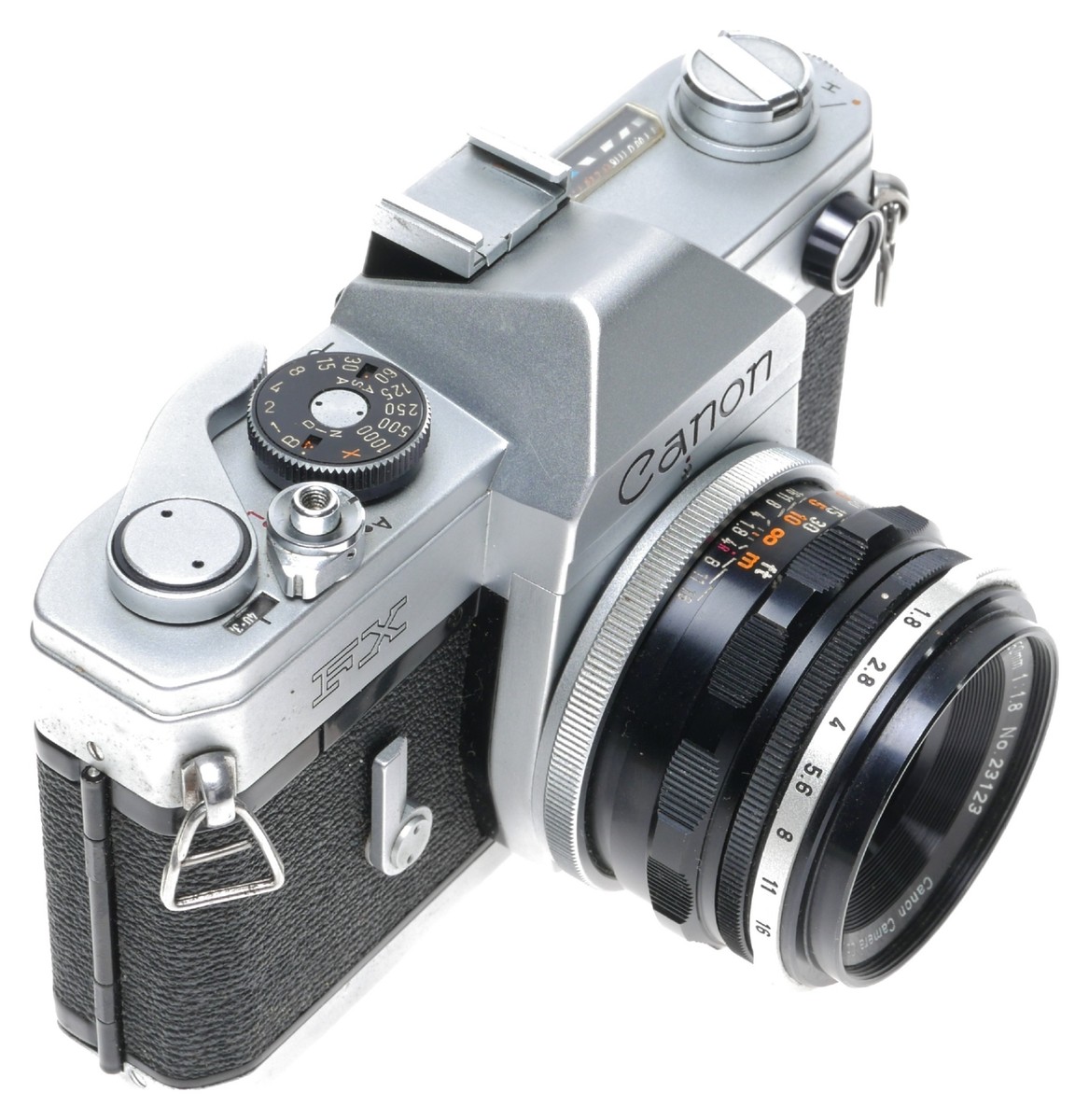 Canon FX SLR 35mm Film Camera FL: 1.8/50mm Hood Caps No.112353 | eBay
