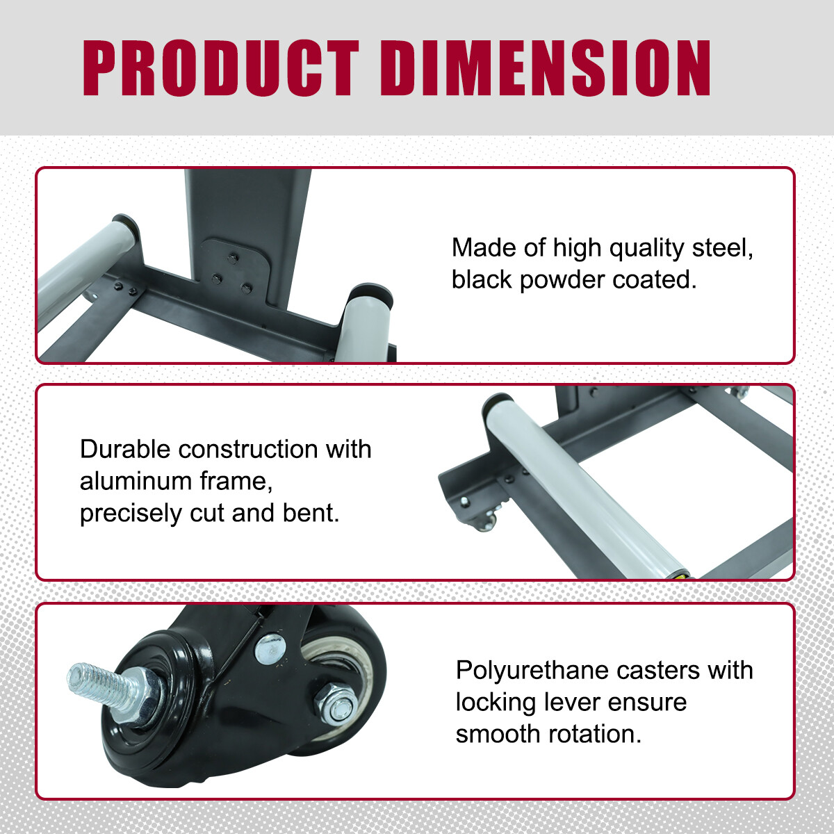 Car Wheel Cleaning Stand Tire Clean Detailing Tool for Coating