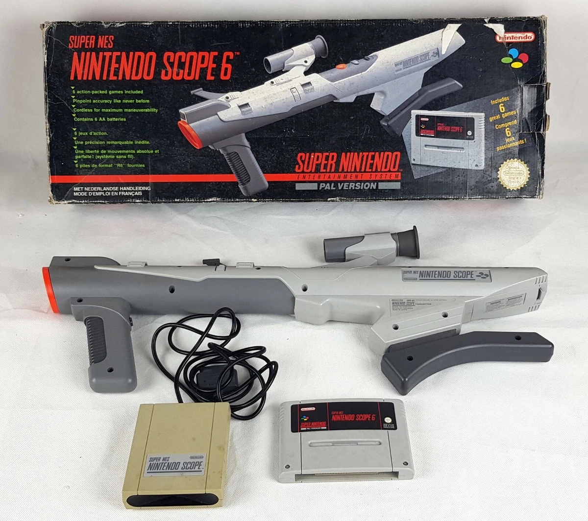 2-In-1 Retro Gaming System With Light Gun for NES Game