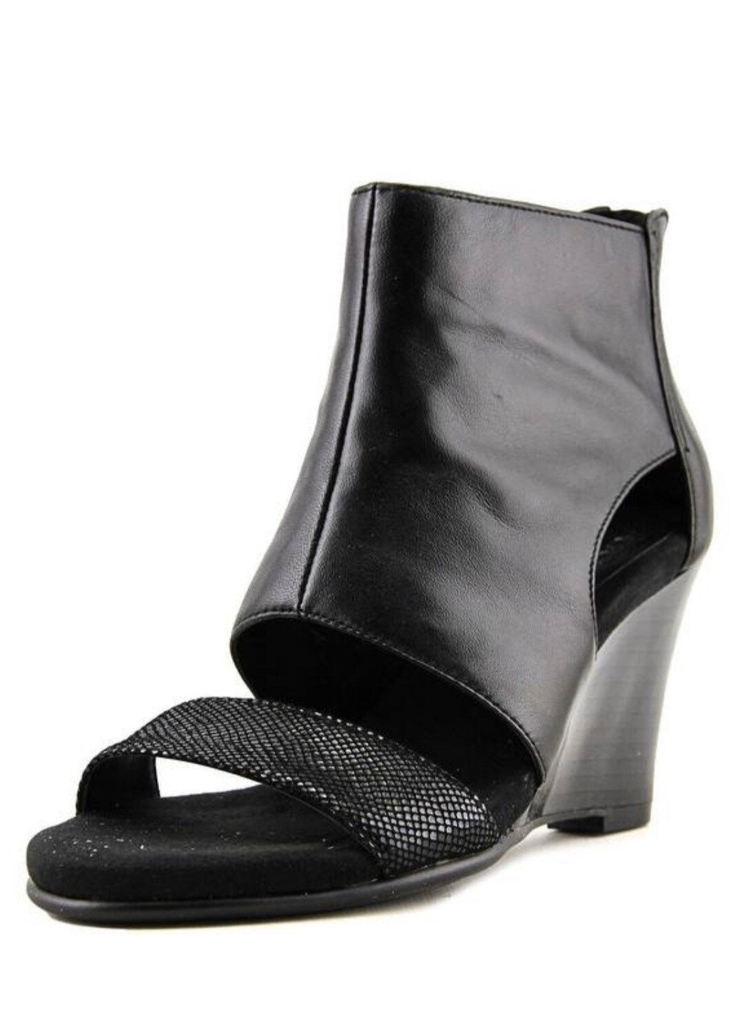 aerosoles black wedges