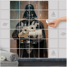 Naklejki na płytki FoLIESEN - samoprzylepny obraz płytek - Niech papier z di