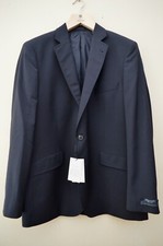 New Jaeger Tailored Fit Primitist Marlane Navy Wool Jacket Sz 44" Chest