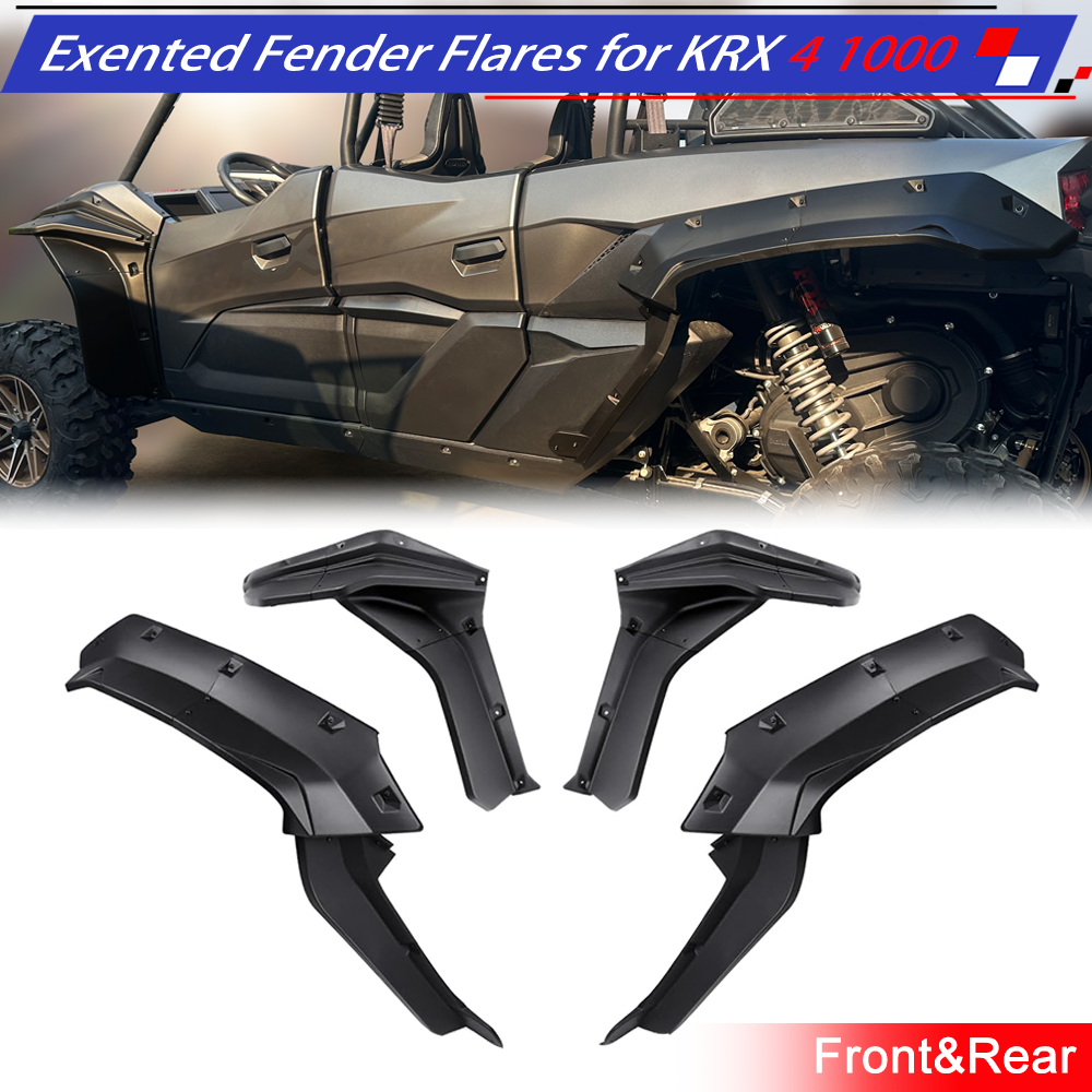 FLAIR (フレアー) Kawasaki Teryx-4 Fender Flares By Spike Power Sports