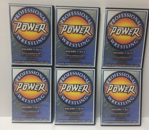 Universal Wrestling Power Pro PPW Volumes 21,23,24,25,26,27 DVD 6 DVD's in Set! - Picture 2 of 3