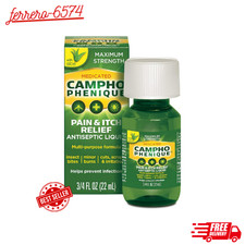 Campho Phenique Maximum Strength Antiseptic Liquid, Pain Relief and Anti-Itch Tr