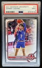 2021-22 Bowman Chrome University Johnny Juzang 1st Prospect #47 Bruins PSA 9