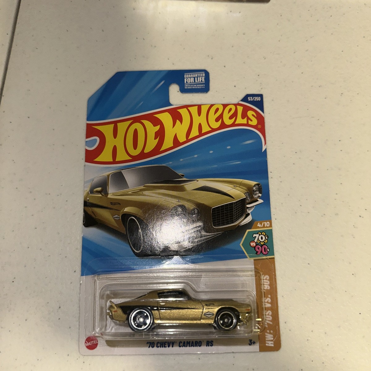 Hot Wheels 2025 Mainline C Case HW '70s VS '90s '70 Chevy Camaro