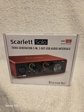 Focusrite Scarlett Solo 3rd Gen 2-Channel Pro Audio Interface - SCARLETT-SOLO-3G