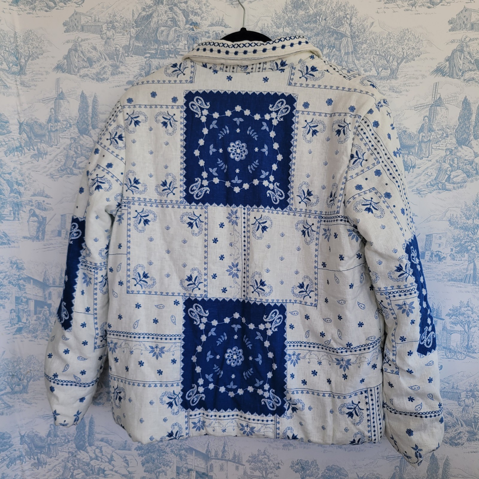 Caroline Constas womens Patchwork Print Jacket si… - image 4