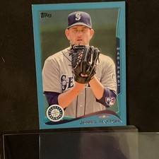 2014 James Paxton, Topps - Walmart, Blue Rookie 