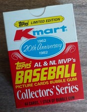 1982 K-mart Topps 20th Anniversary LIMITED EDITION Complete Baseball 44 Card Set