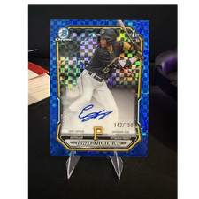Edward Florentino 2026 Bowman Chrome 1st Auto Blue X-Fractor /150 CPA-EF