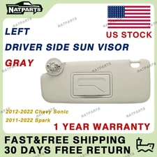 Left Driver Sun Visor For Chevrolet Sonic 2012-2022 Spark 2011-2022