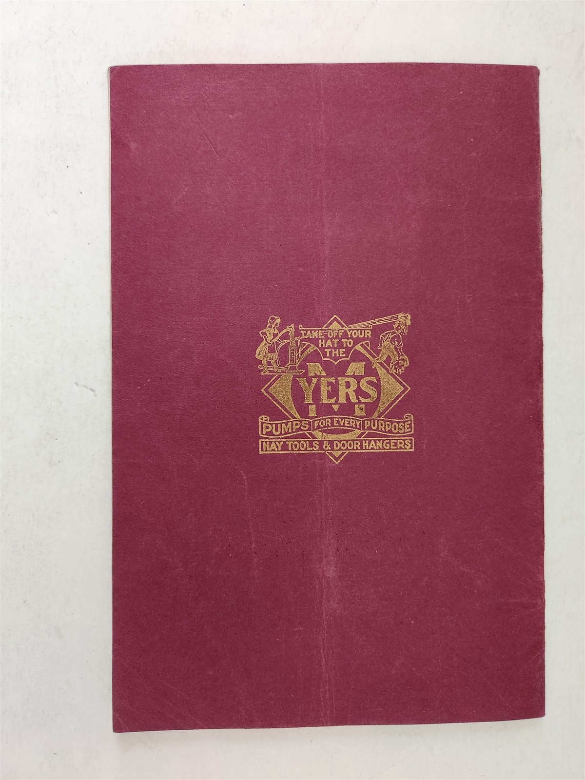 1917 antique MYERS DOOR HANGERS CATALOG ashland oh barn sliding hardware