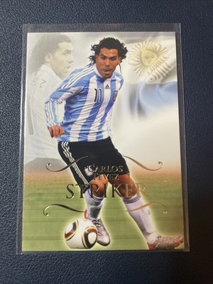 2011 Futera World Football Unique Striker Carlos Tevez #157 Argentina