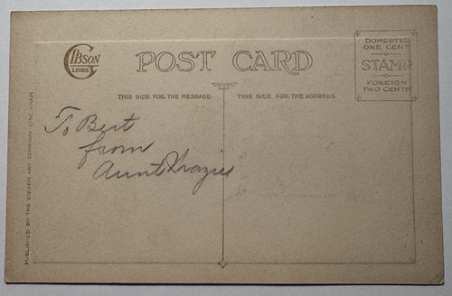 4 postales antiguas raras de Halloween (1907-1915) Tuck, Whitney, Gibson - Imagen 9 de 9