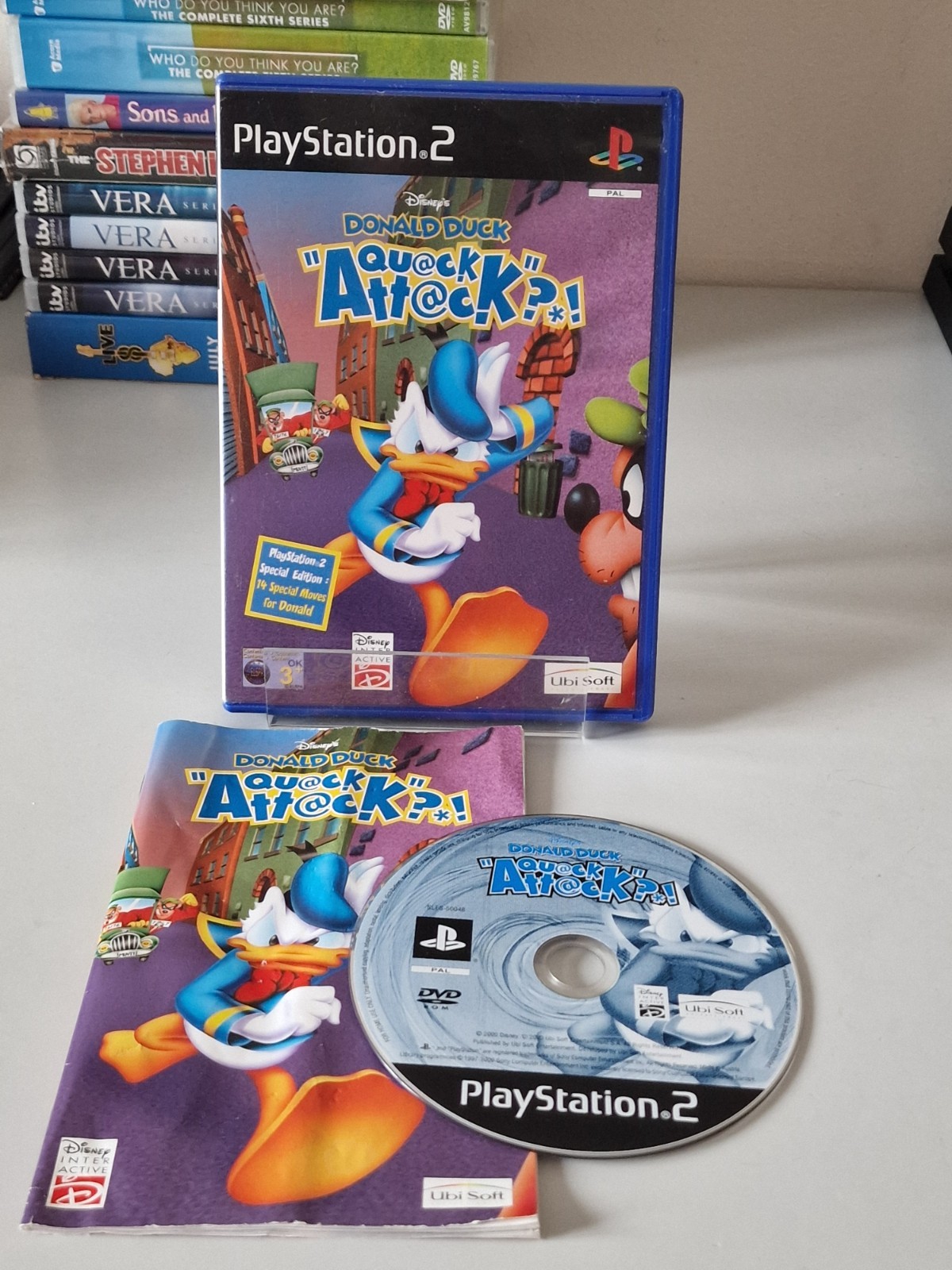 Disney's Donald Duck Quack Attack Sony Playstation 2 PS2 Boxed With Manual PAL