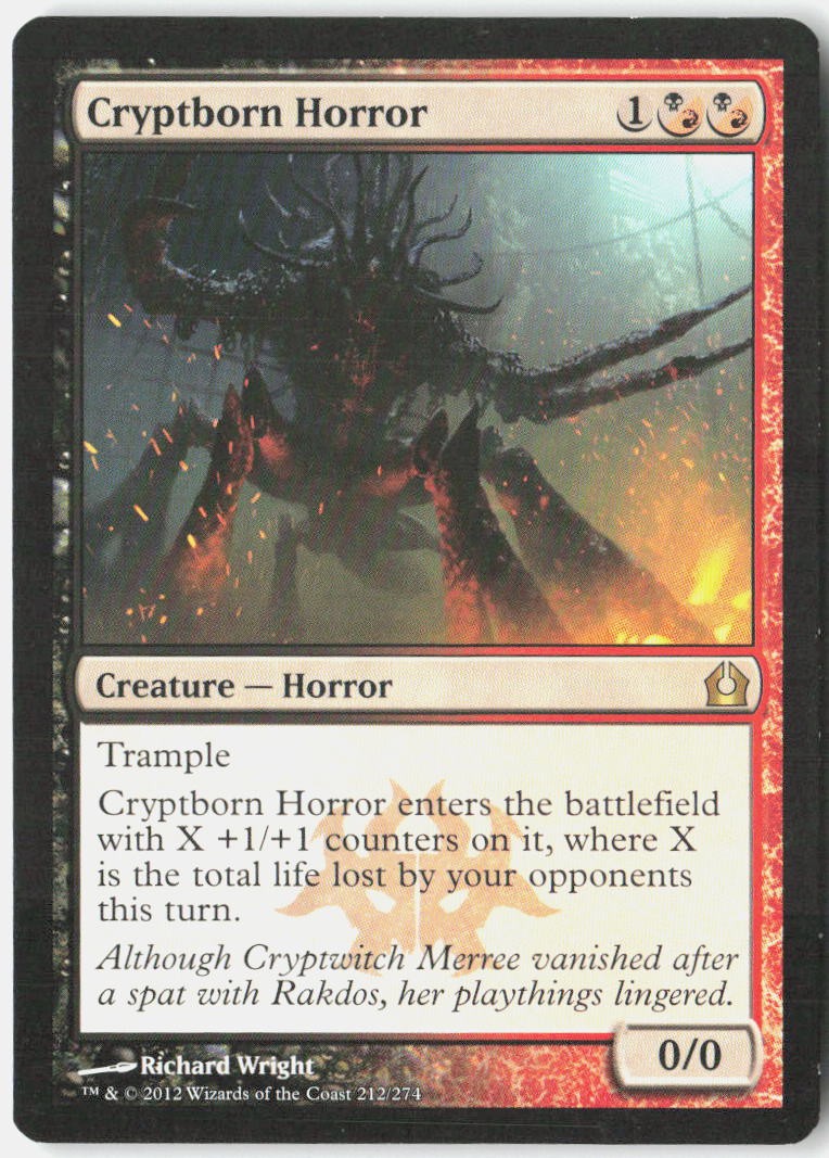 Magic Cryptborn Horror Return to Ravnica [RTR - 212] NM Rare