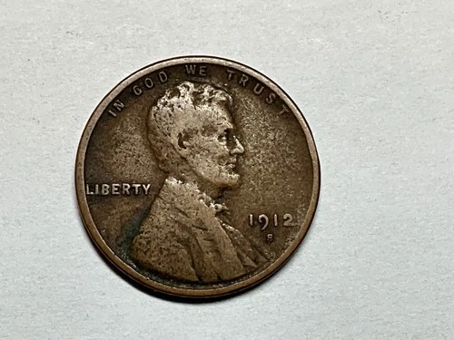 1912 S Lincoln Wheat Cent Good Condition #1