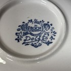 2- Boch Delfts Mini Tea Plates Dutch Tavern Scene Vintage Stamped Absinthe & Ale — photo 7